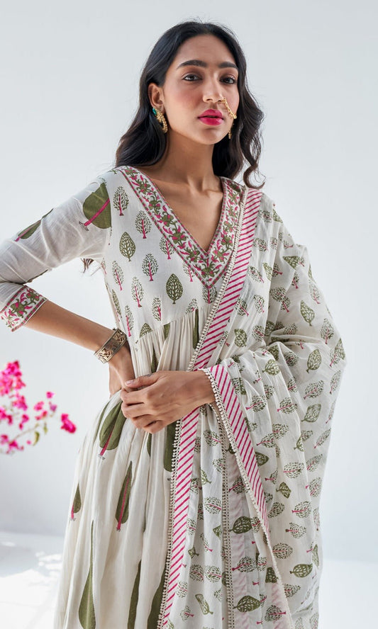 RIDHI - 2 Elegant Cotton 3 - Piece Kurta Set - Wearified