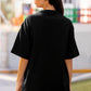 "Sensitive Content" Statement Tee – Midnight Black - Wearified