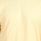 Solid Light Yellow Oversized T-Shirt for Men | Casual Summer Streetwear - Wearified