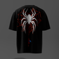 Black Spider Venom Oversized Graphic T-Shirt