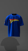Superman's Blue Retro Oversized T-Shirt