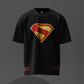 Superman's Red Logo Graphic Oversized T-shirt