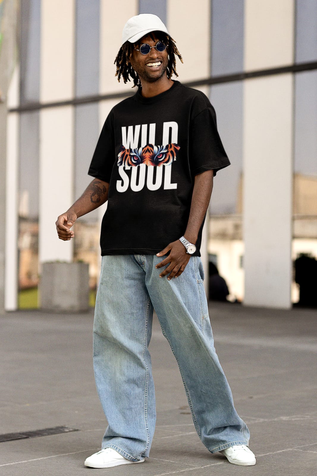 WILD SOUL Graphic Oversized T-Shirt Premium Cotton (Unisex Streetwear) - Wearified