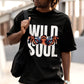 WILD SOUL Graphic Oversized T-Shirt Premium Cotton (Unisex Streetwear) - Wearified