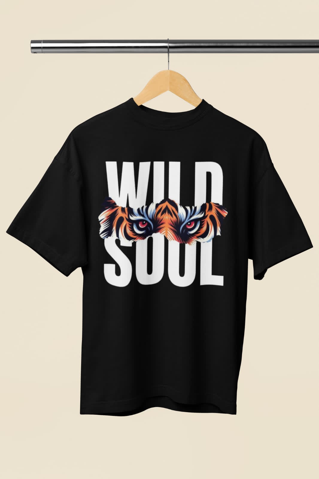 WILD SOUL Graphic Oversized T-Shirt Premium Cotton (Unisex Streetwear) - Wearified