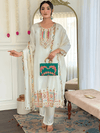 ZEENAT – Graceful Embroidered Suit Set - Wearified